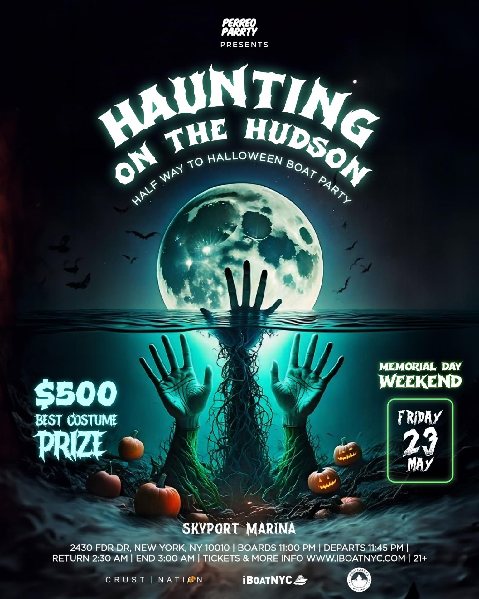 Buy tickets for Haunting on the Hudson - Half Way to Halloween Boat Party Yacht Cruise Haunting on the Hudson - Half Way to Halloween Boat Party Yacht Cruise