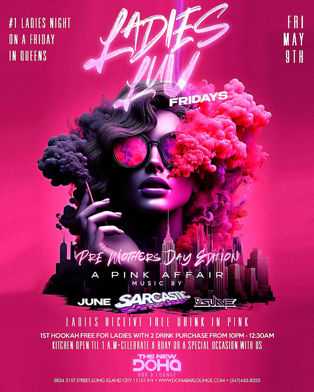Ladies Night Fridays – Pre-Mother’s Day Edition at The New Doha!