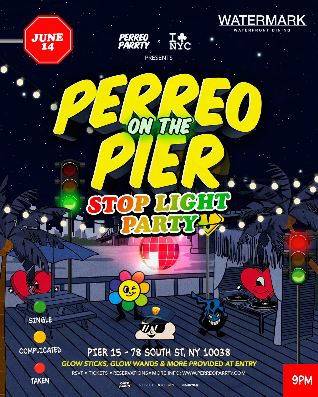 Perreo on the Pier - Stop Light Latin & Reggaeton Party NYC [ Open - Air ]